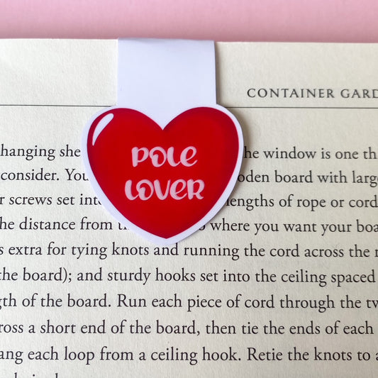 Pole Lover magnetic bookmark