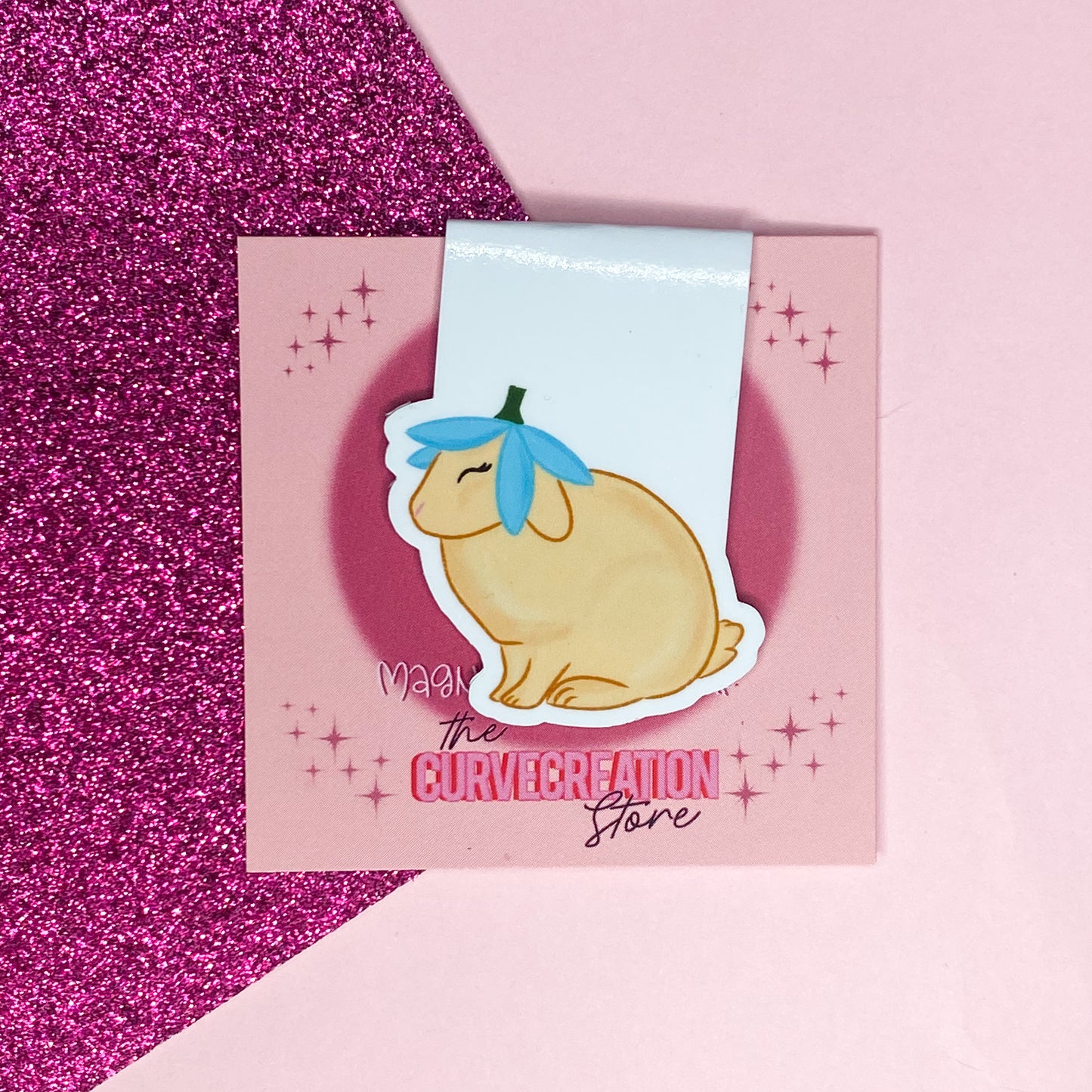 Beatrice the Bunny Magnetic Bookmark