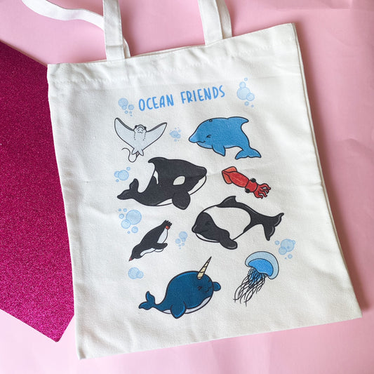 Ocean Friends Tote Bag