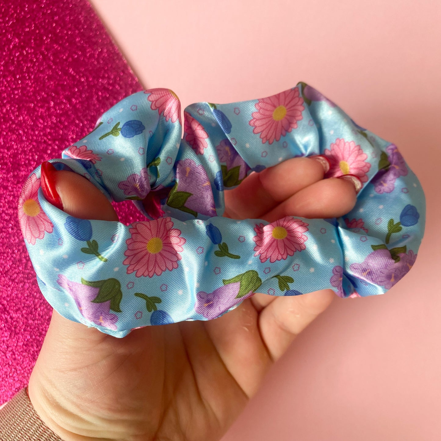 Garden Flowers Scrunchie