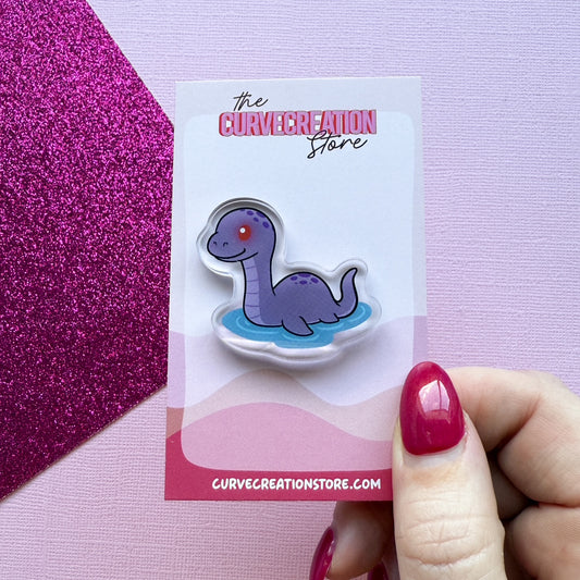 Loch Ness Monster 'Nessie' Acrylic Pin