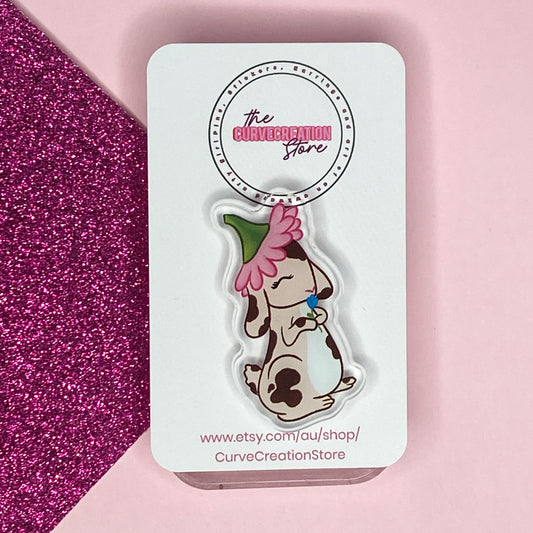 Ingrid Bunny Acrylic Pin