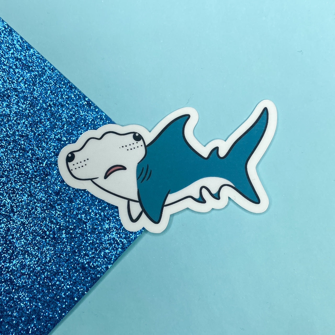 Hammerhead Shark Chibi Sticker | Bullet Journal, Scrapbook Sticker, Planner Stickers