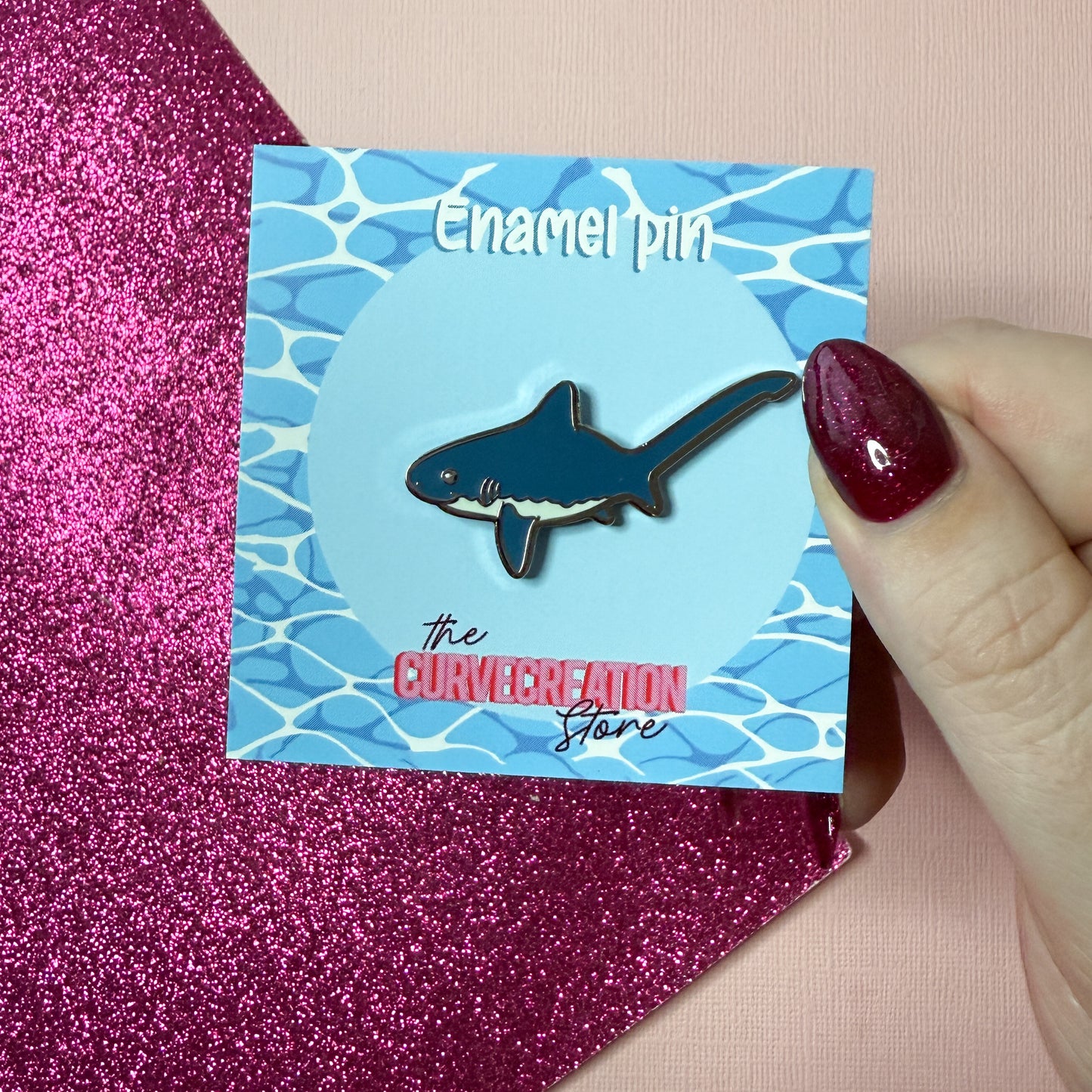 Thresher Shark Enamel Pin