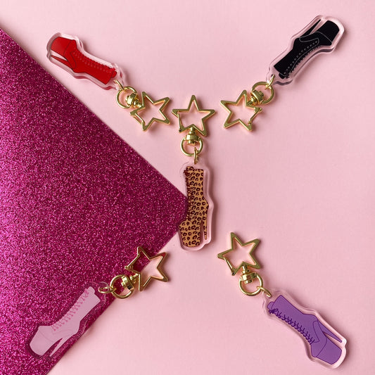 Pole Dancing Boot Keychains | 5 colourways available