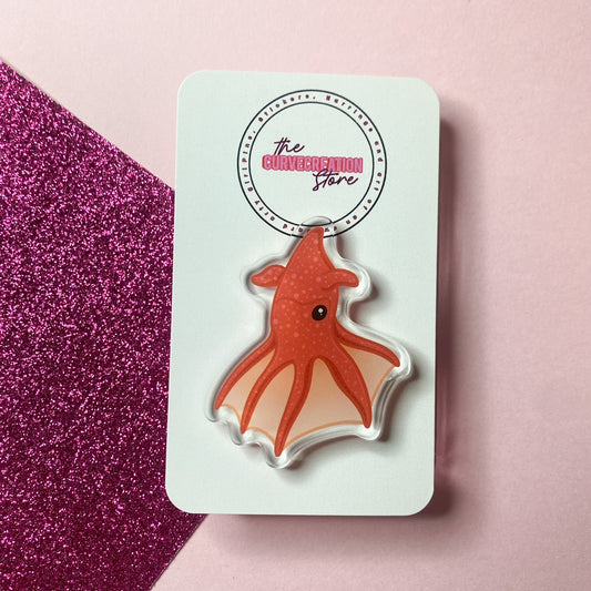 Vampire Squid Acrylic Pin