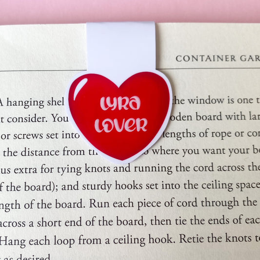 Lyra Lover magnetic bookmark