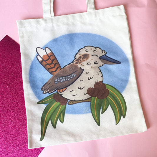 Kookaburra Chunky Birds Tote Bag