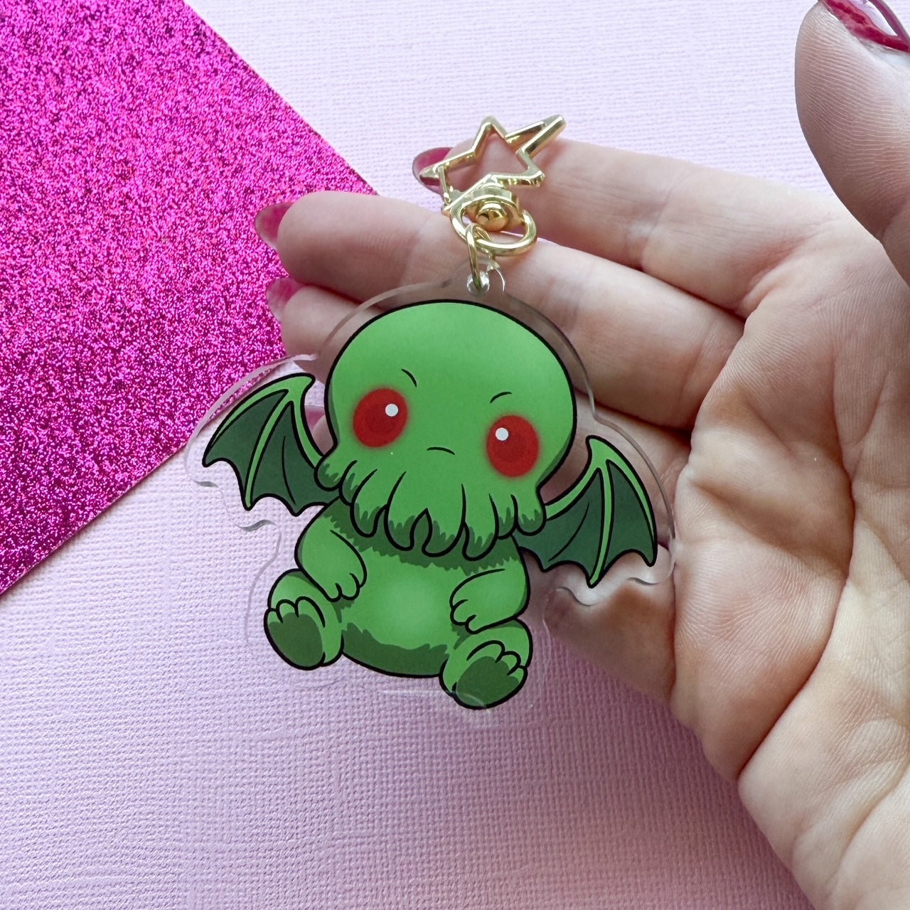 Cthulhu Acrylic Keychain