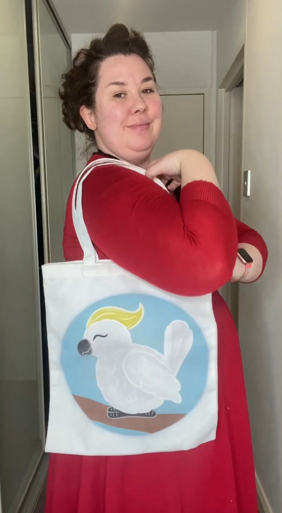 Cockatoo Chunky Birds Tote Bag