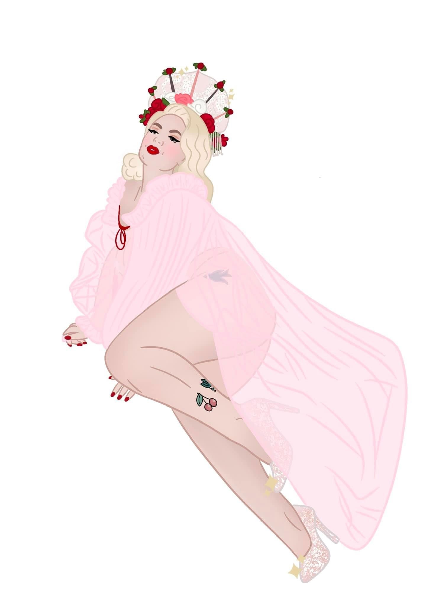 Custom Burlesque Graphic