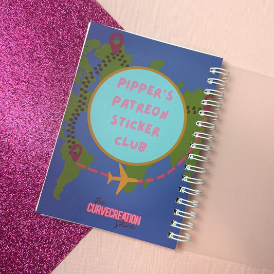 Pipper’s Sticker Travel Book – A6 Reusable Sticker Album