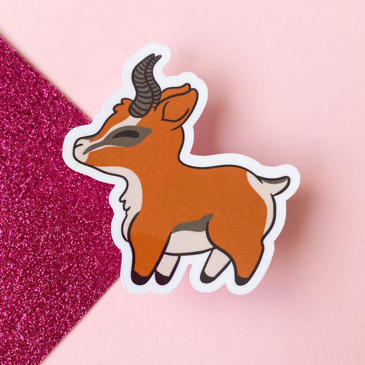 Gabby the Gazelle Sticker | Bullet Journal, Scrapbook Sticker, Planner Stickers