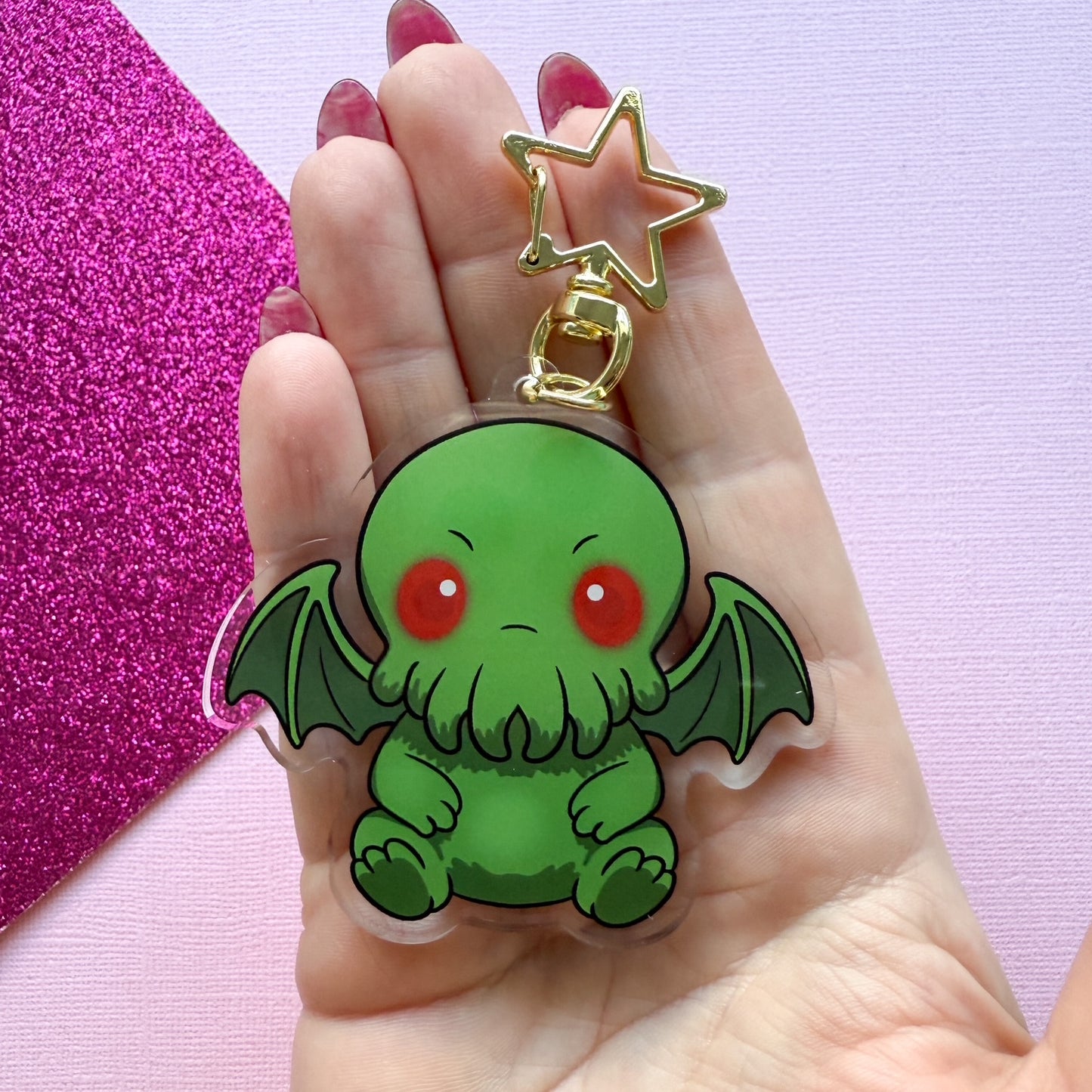 Cthulhu Acrylic Keychain