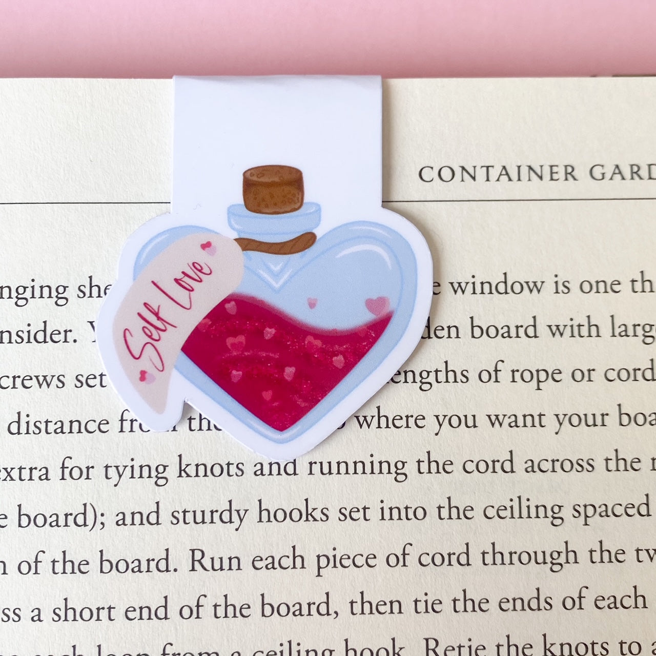 Self Love Mental Health Potion Bottle magnetic bookmark