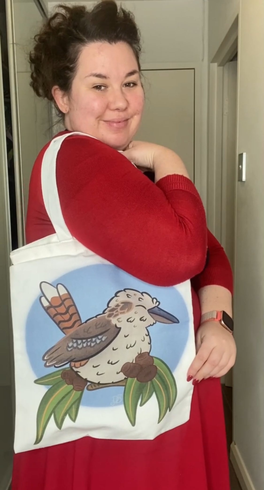 Kookaburra Chunky Birds Tote Bag