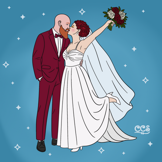 Custom couples artwork