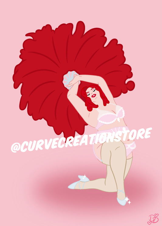 Custom Burlesque Graphic