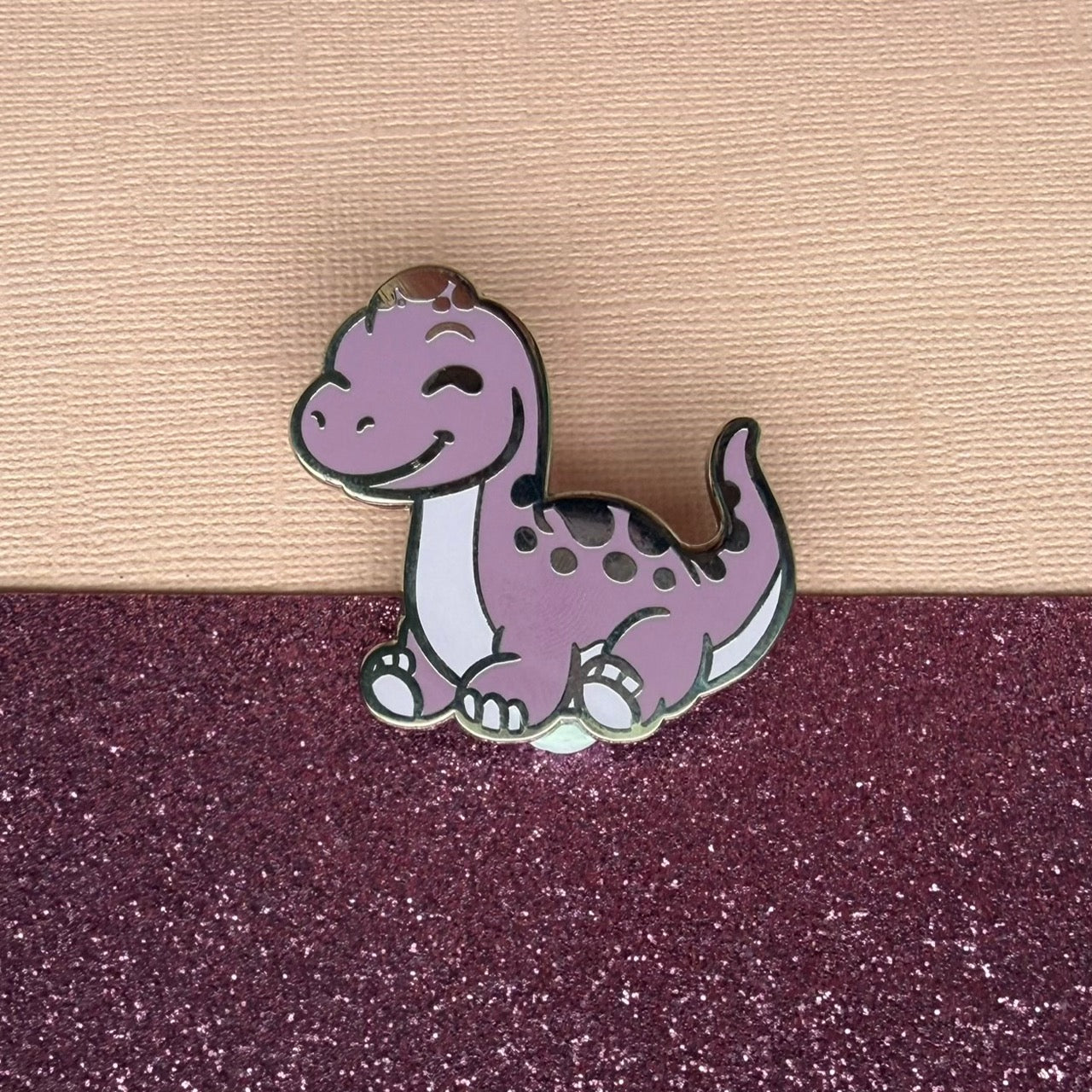 Cute Brachiosaurus Enamel Pin