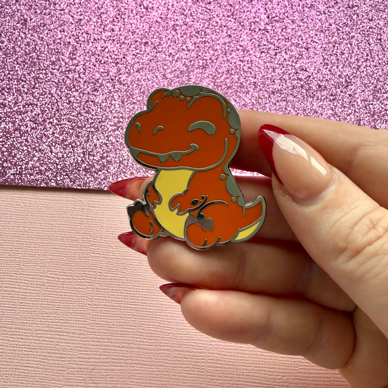 Cute T-Rex Enamel Pin