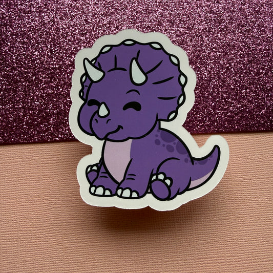 Cute Triceratops Sticker
