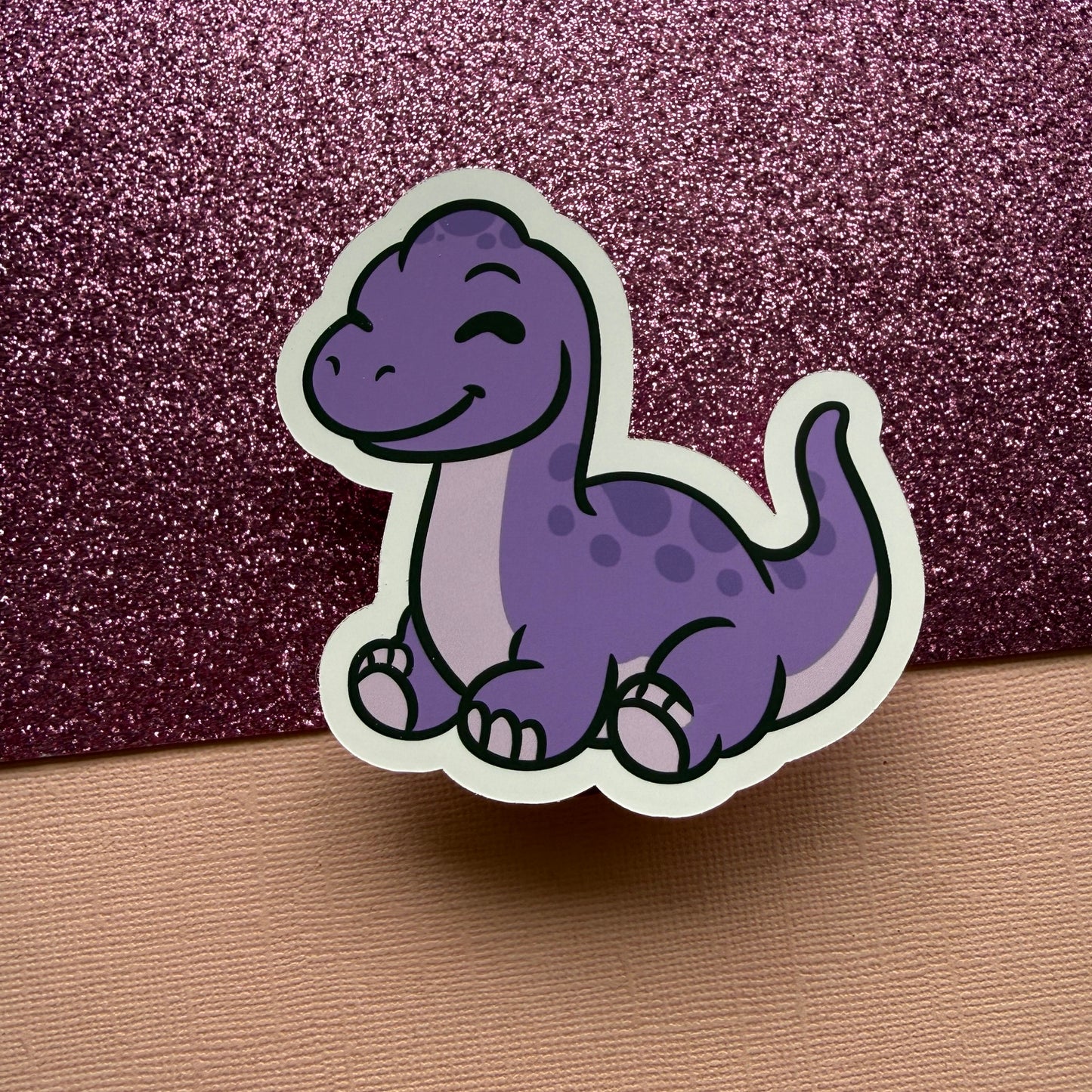 Cute Brachiosaurus Sticker