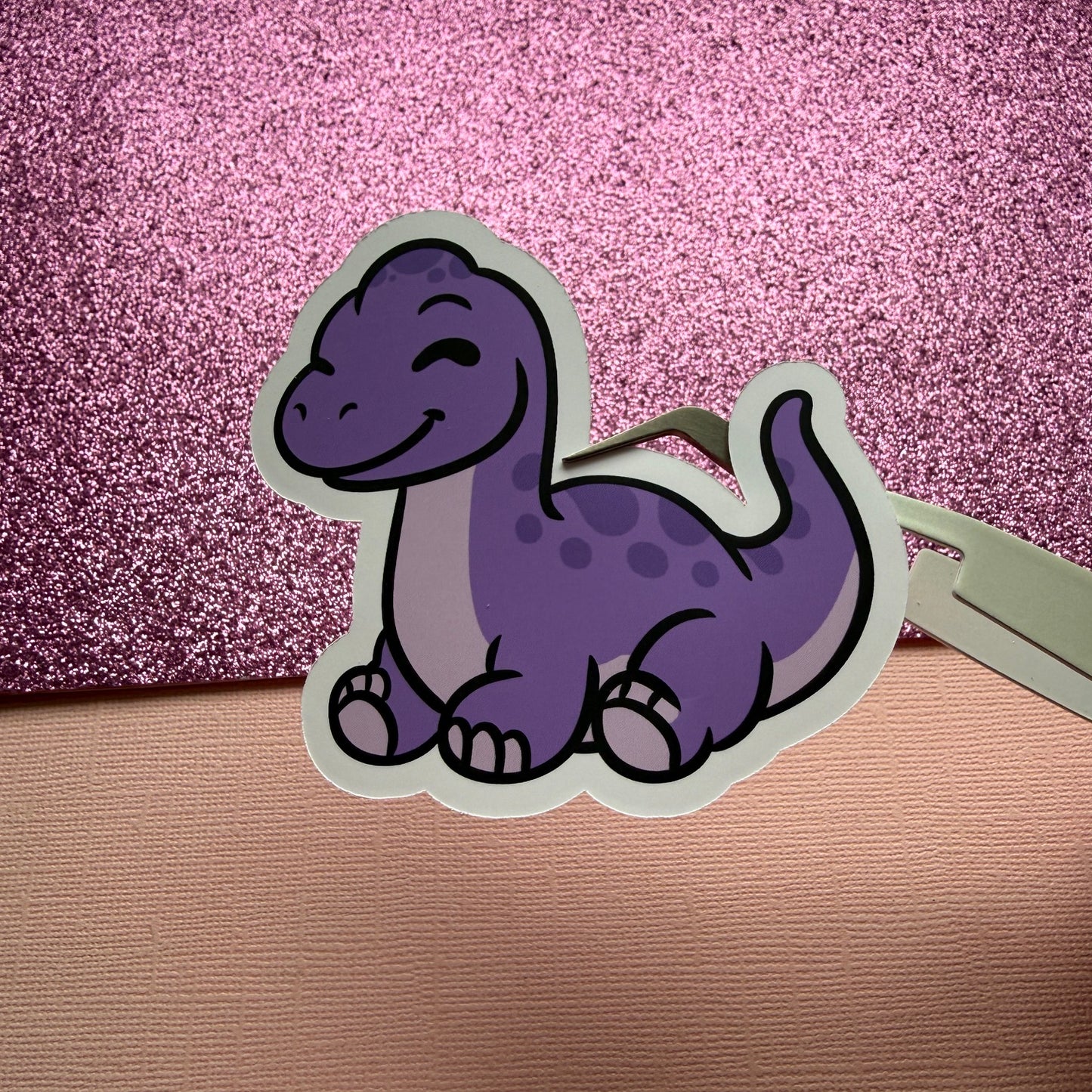 Cute Brachiosaurus Sticker