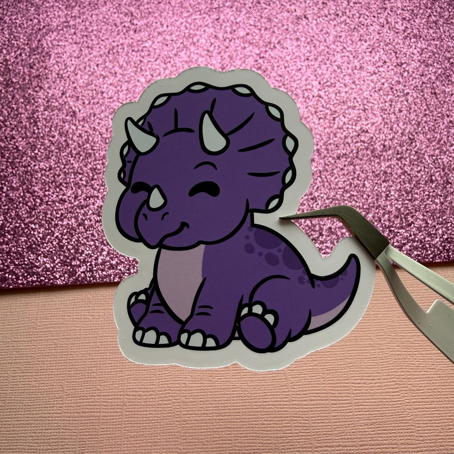 Cute Triceratops Sticker