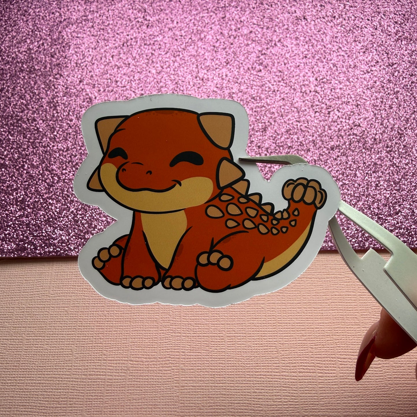 Cute Ankylosaurus Sticker