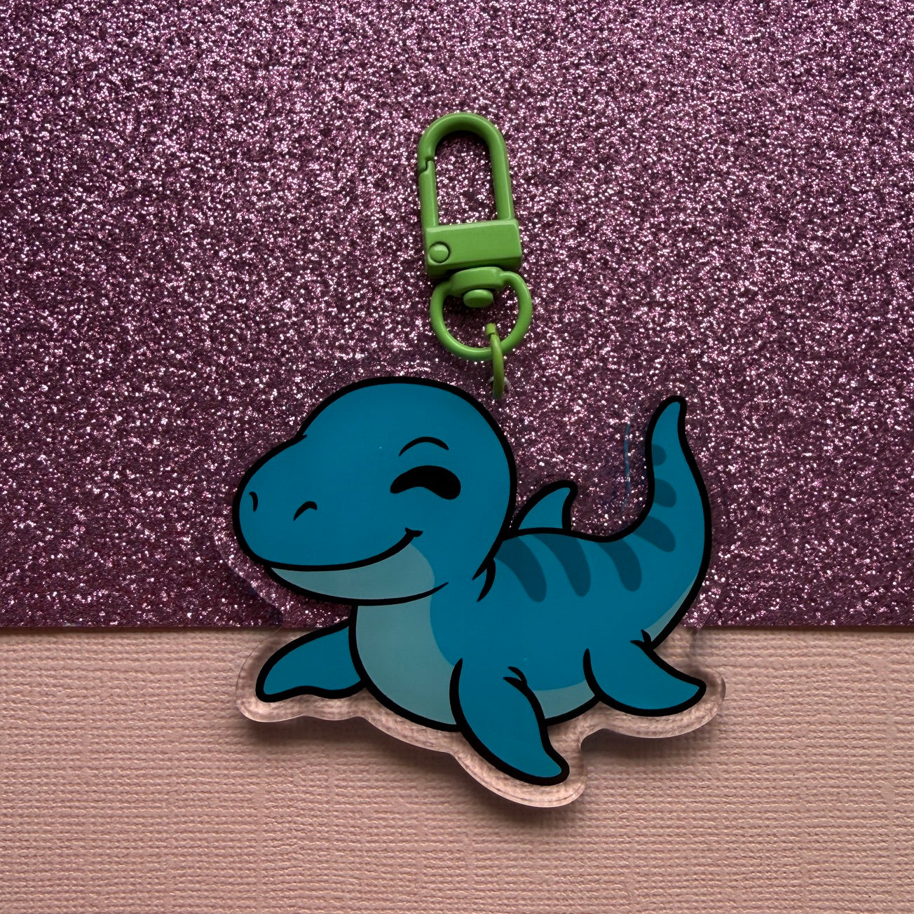 Cute Kronosaurus Acrylic Keychain