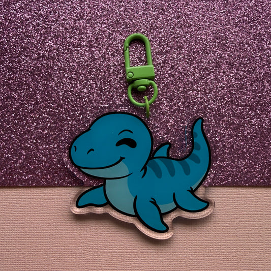 Cute Kronosaurus Acrylic Keychain