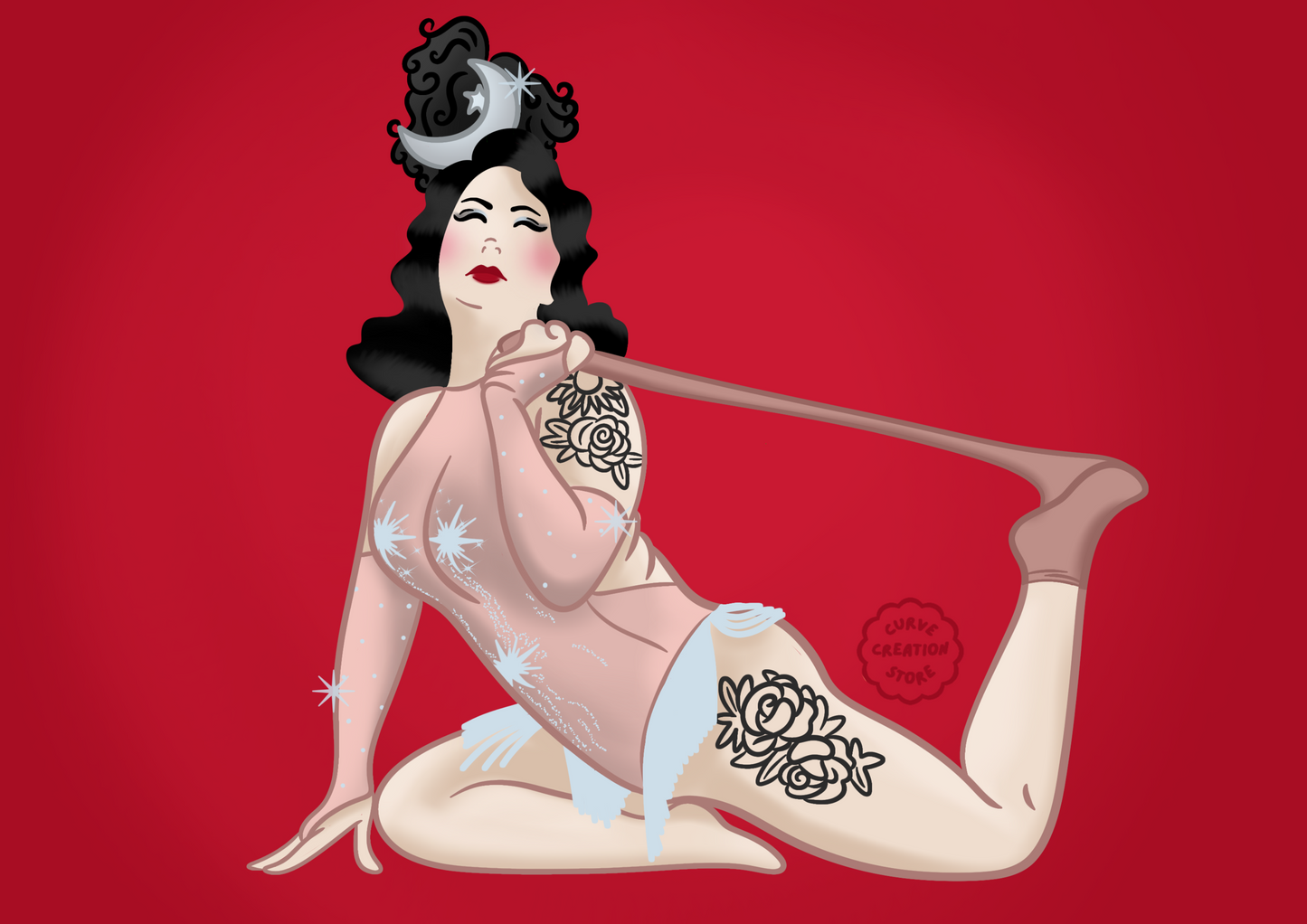 Custom Burlesque Graphic