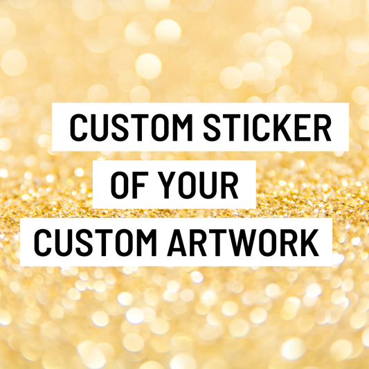 Custom stickers of your custom artwork by me | Bullet Journal, Scrapbook Sticker, Planner Stickers