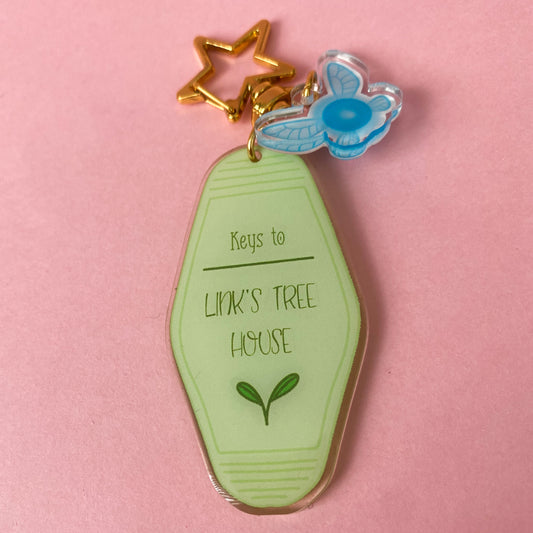 Link's Tree House Motel Fob Acrylic Key Chain